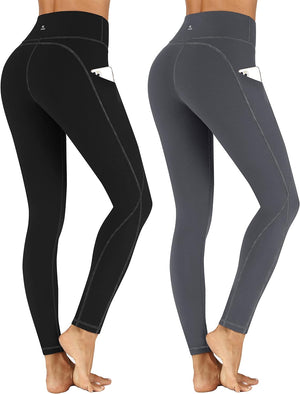 Yoga Pants with Pockets Leggings for Women Tummy Control High Waisted Leggings with Pockets Workout Athletic Yoga